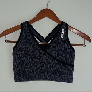 Gymshark Adapt Animal Seamless Padded Sports Bra Size Medium